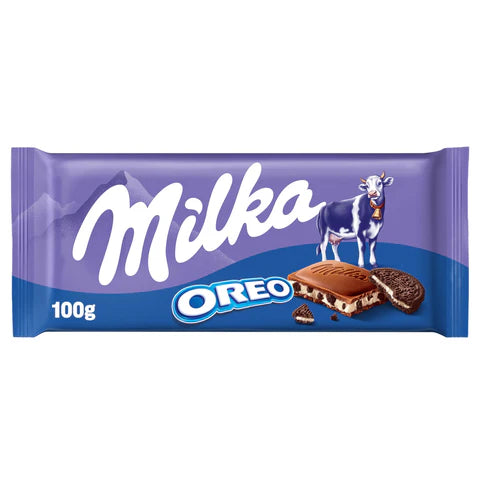 Milka Alpine Milk Chocolate with Oreo Pieces (100 g)