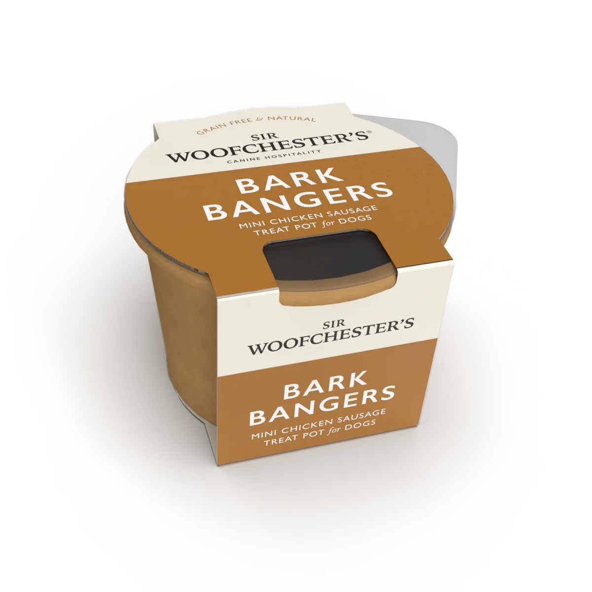 SIR WOOFCHESTER Bark Bangers Treat Pot 49g 