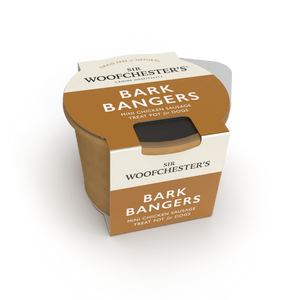 SIR WOOFCHESTER Bark Bangers Treat Pot 49g 