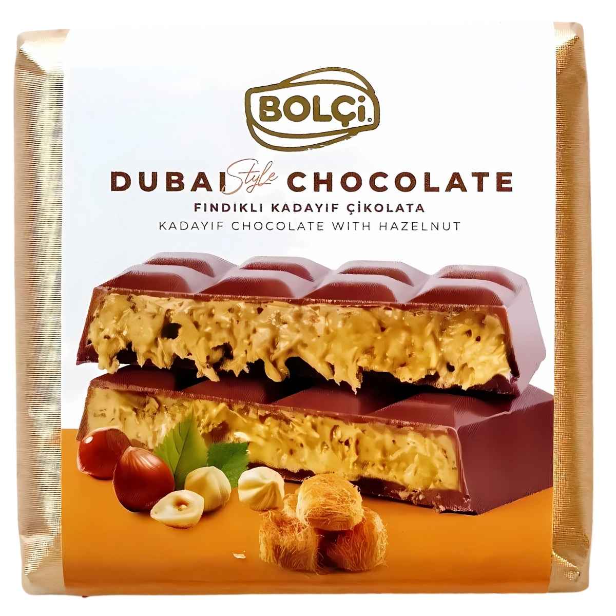 Hazelnut Kadayif Dubai Chocolate 100g