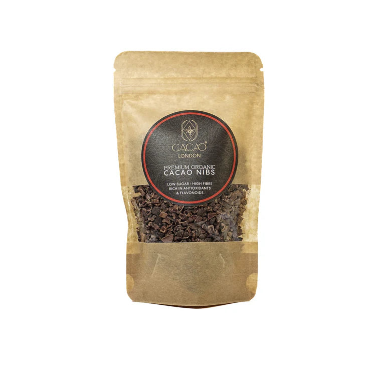 CACAO LONDON Organic Raw Cacao Nibs 100g