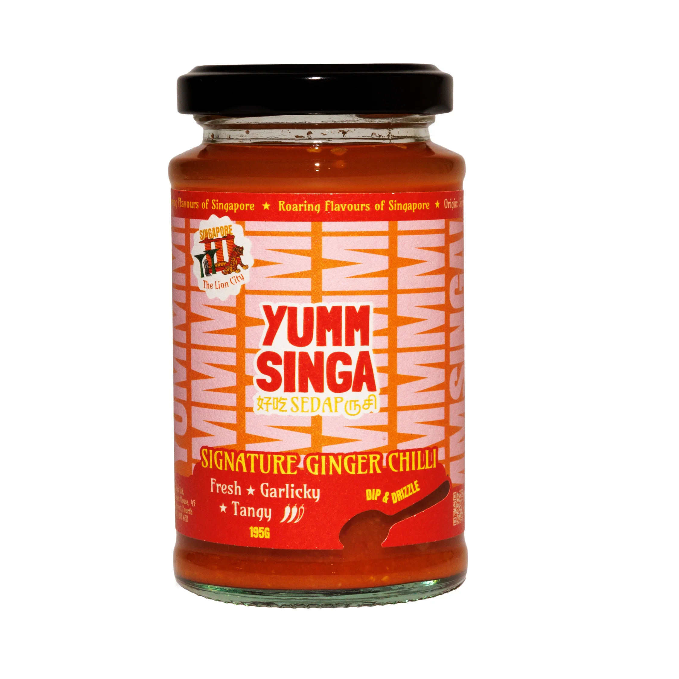 YUMM SINGA Signature Ginger Chilli 190g
