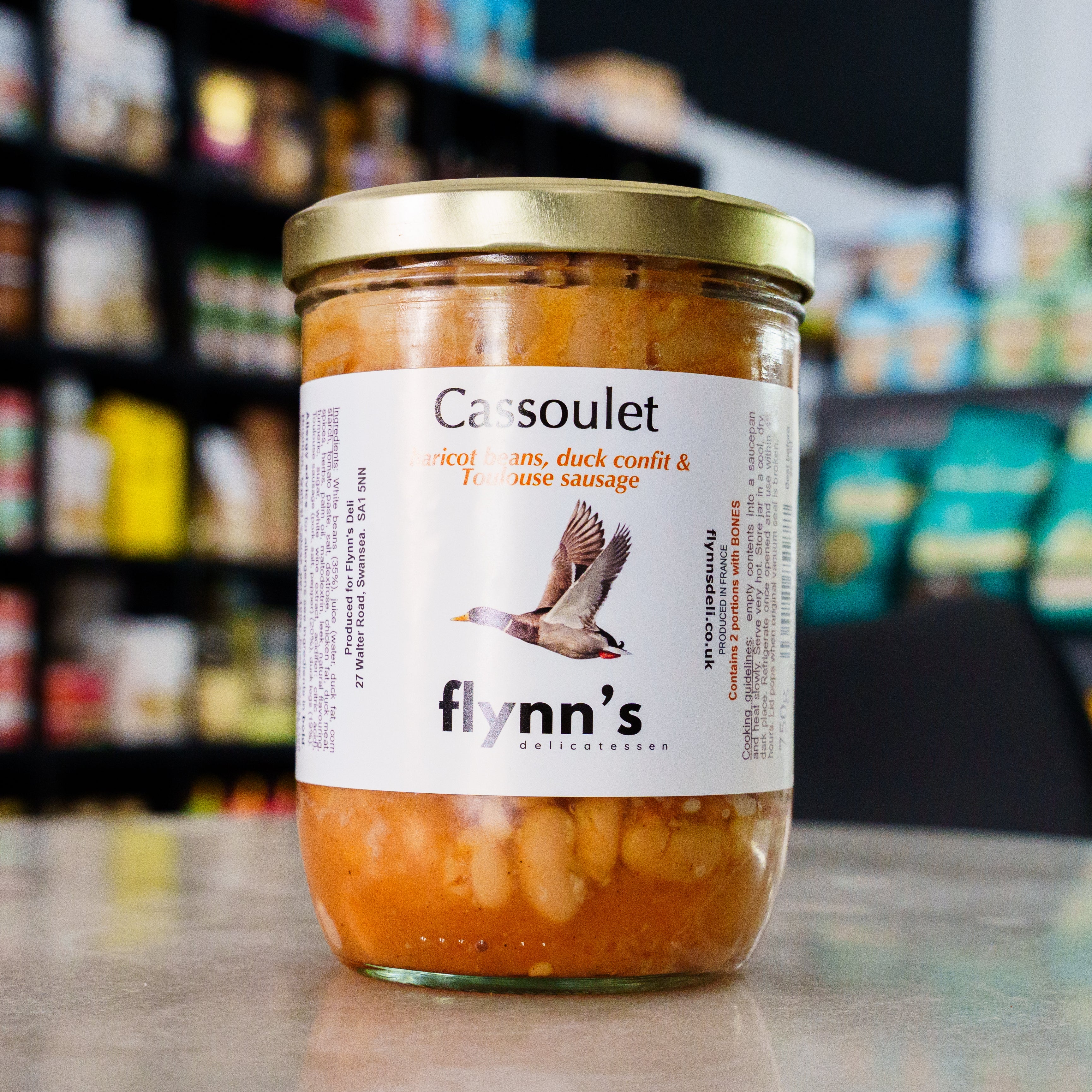 FLYNN'S Confit Duck and Toulouse Sausage Cassoulet 750g