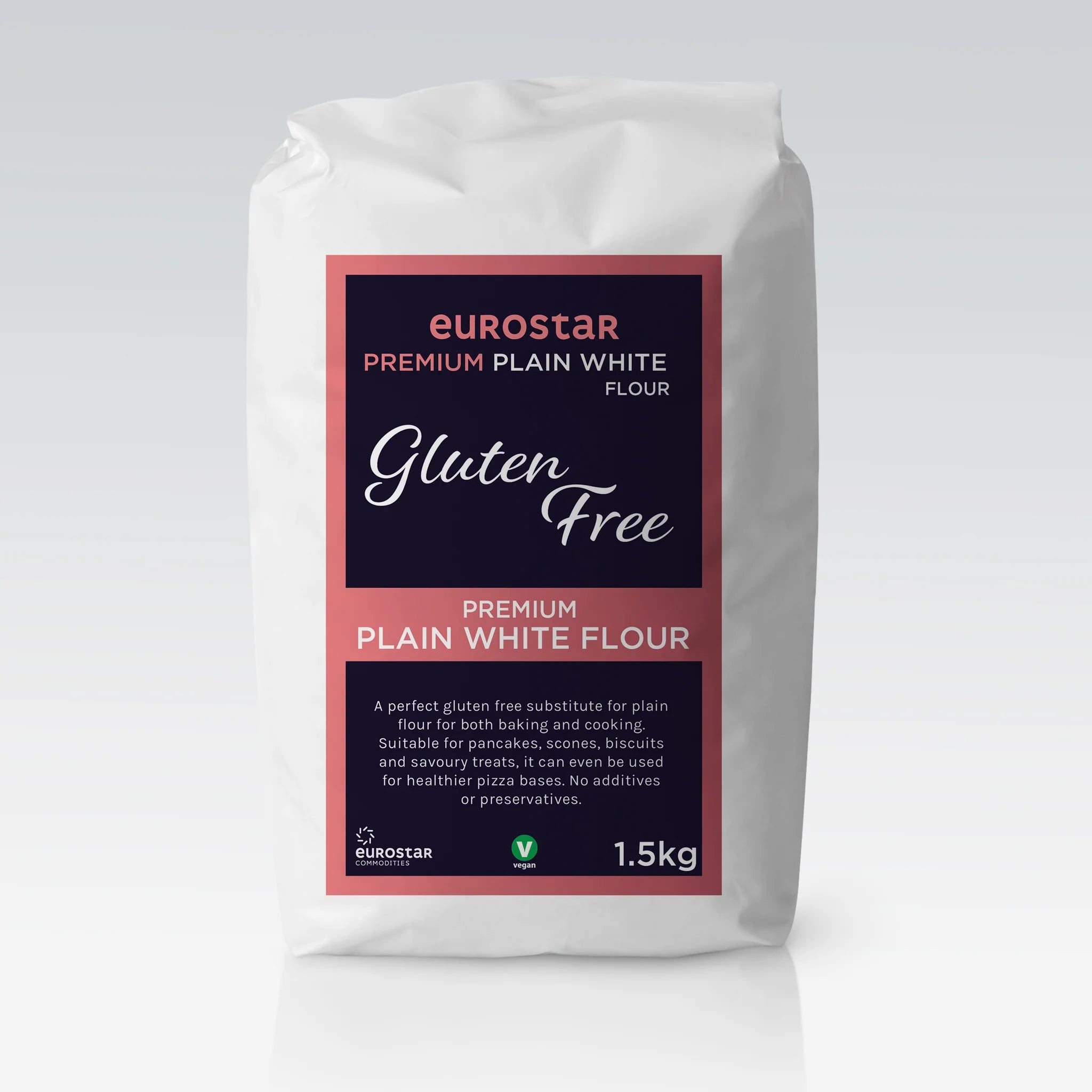 Premium Gluten Free Plain White Flour, 1.5kg