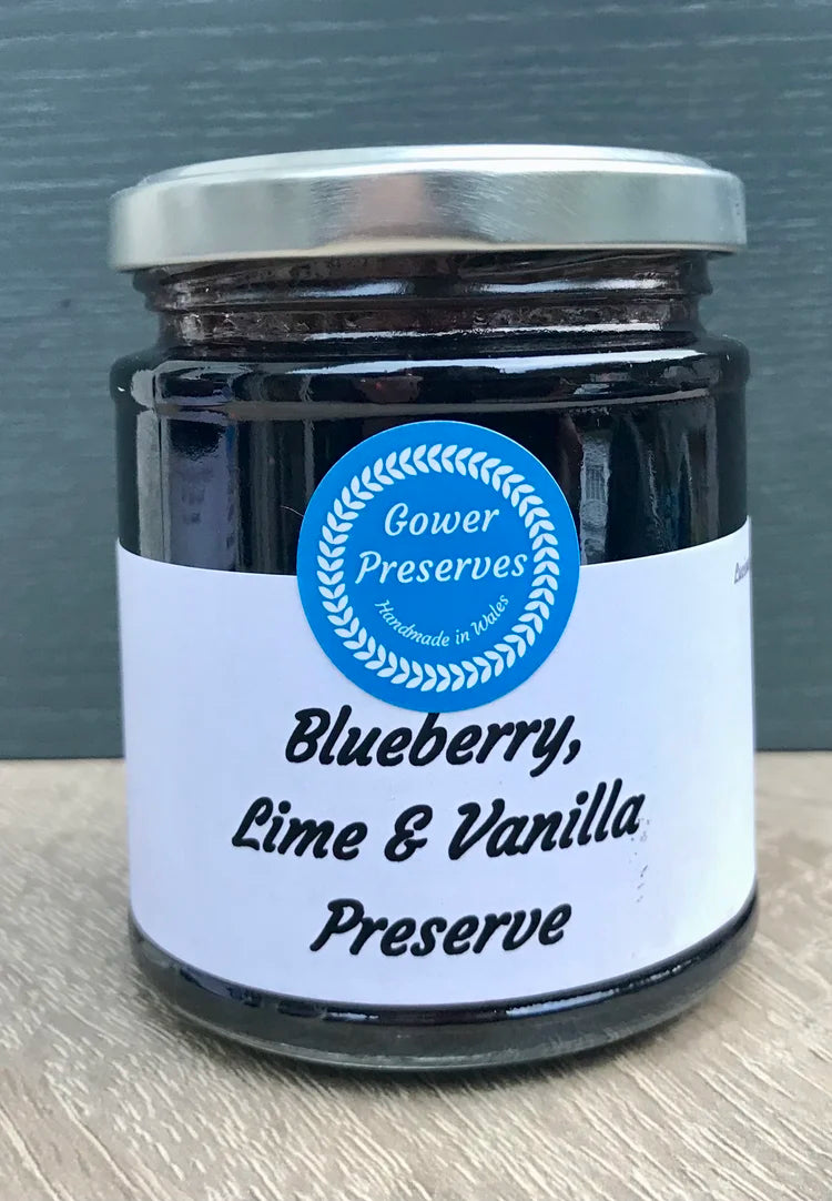 GOWER PRESERVES Blueberry, Lime and Vanilla Preserve 200g
