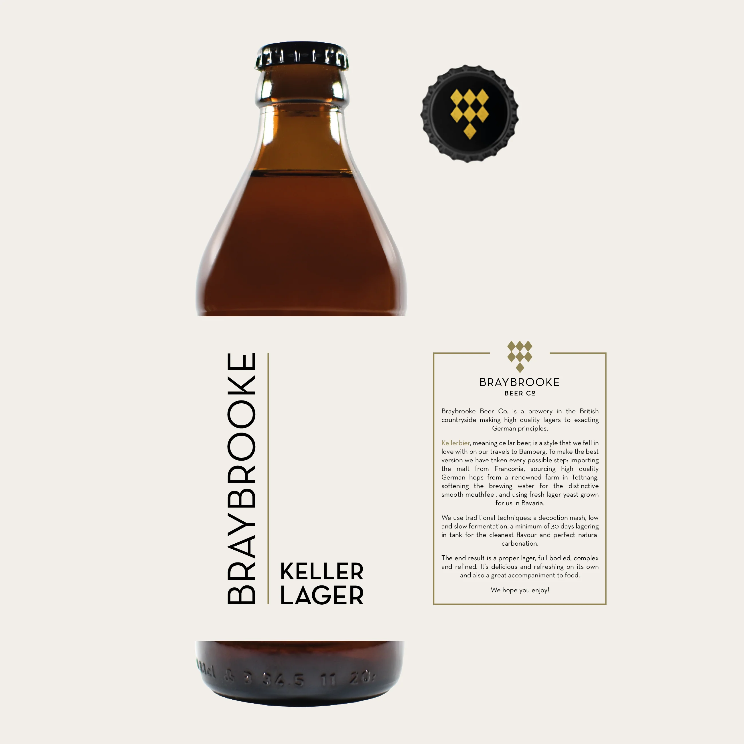 BRAYBROOKE Keller Lager 330ml
