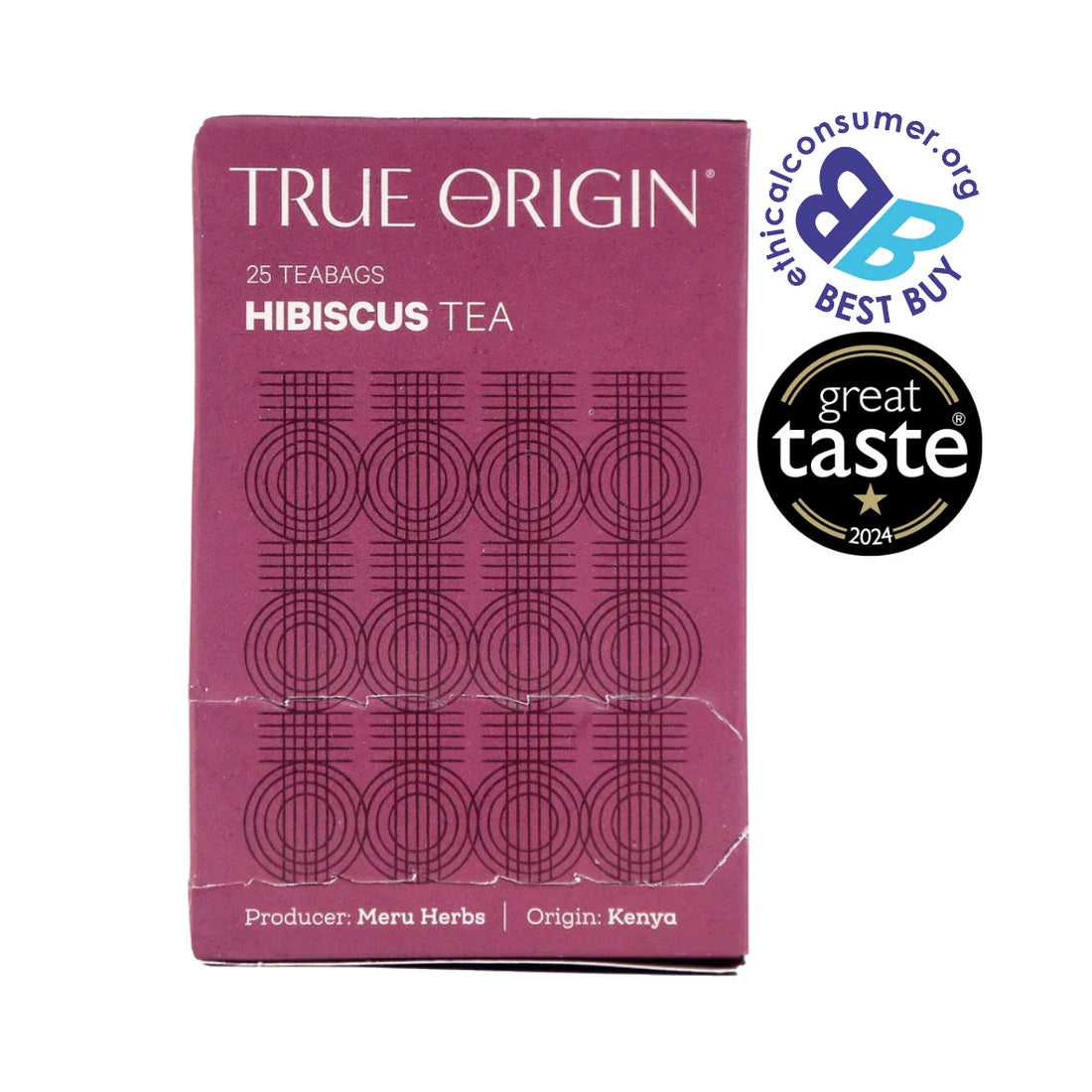 TRUE ORIGIN Hibiscus Tea (25 tea bags) – Flynn's Deli