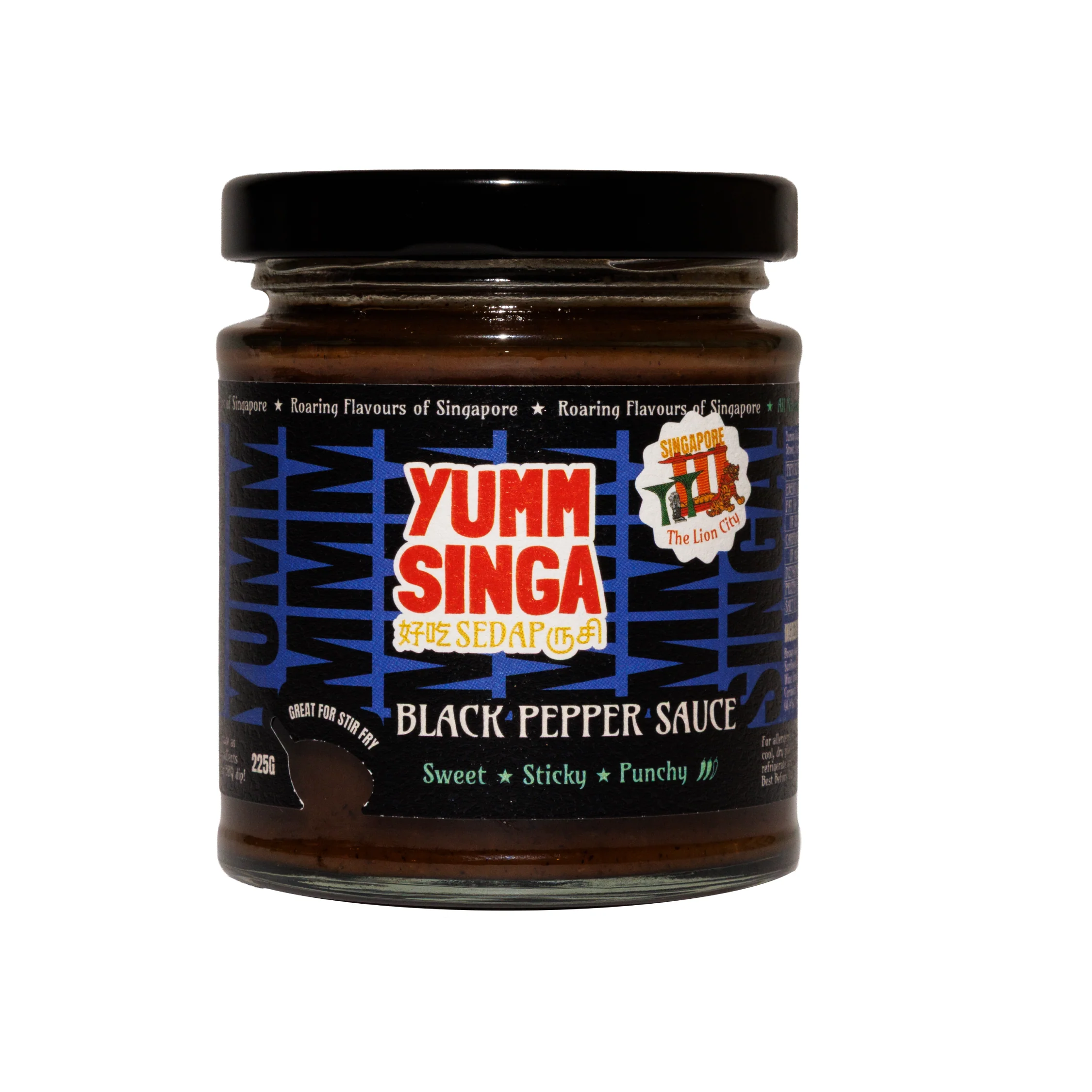 YUMM SINGA Black Pepper Sauce 190g