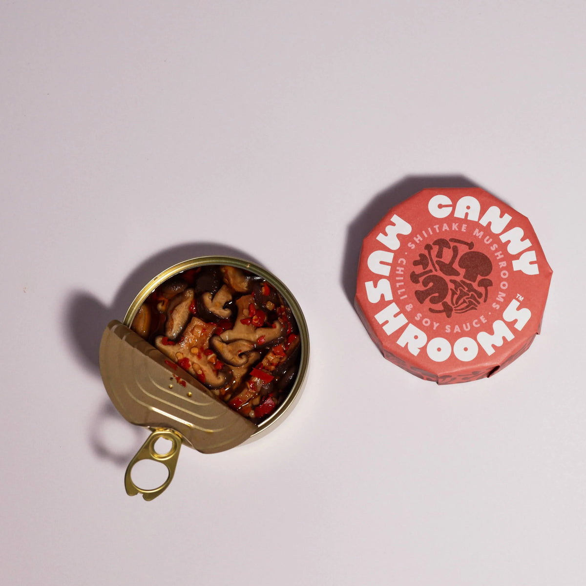 CANNY MUSHROOMS Shiitake Mushrooms, Chilli & Soy Sauce 143g 