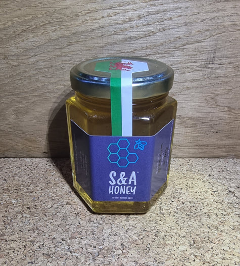 S&A Welsh Honey, Large Jar, 340g