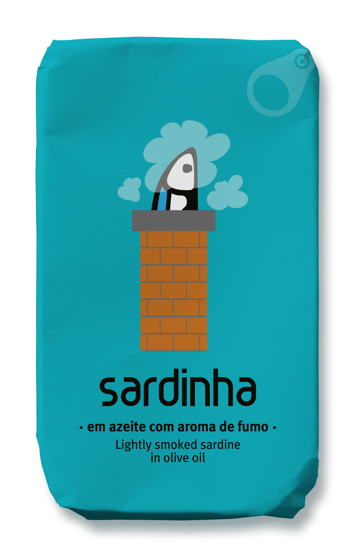 Sardine in olive oil with smoke aroma 