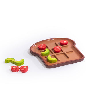 Avocado & Tomato Toast Noughts & Crosses Game 