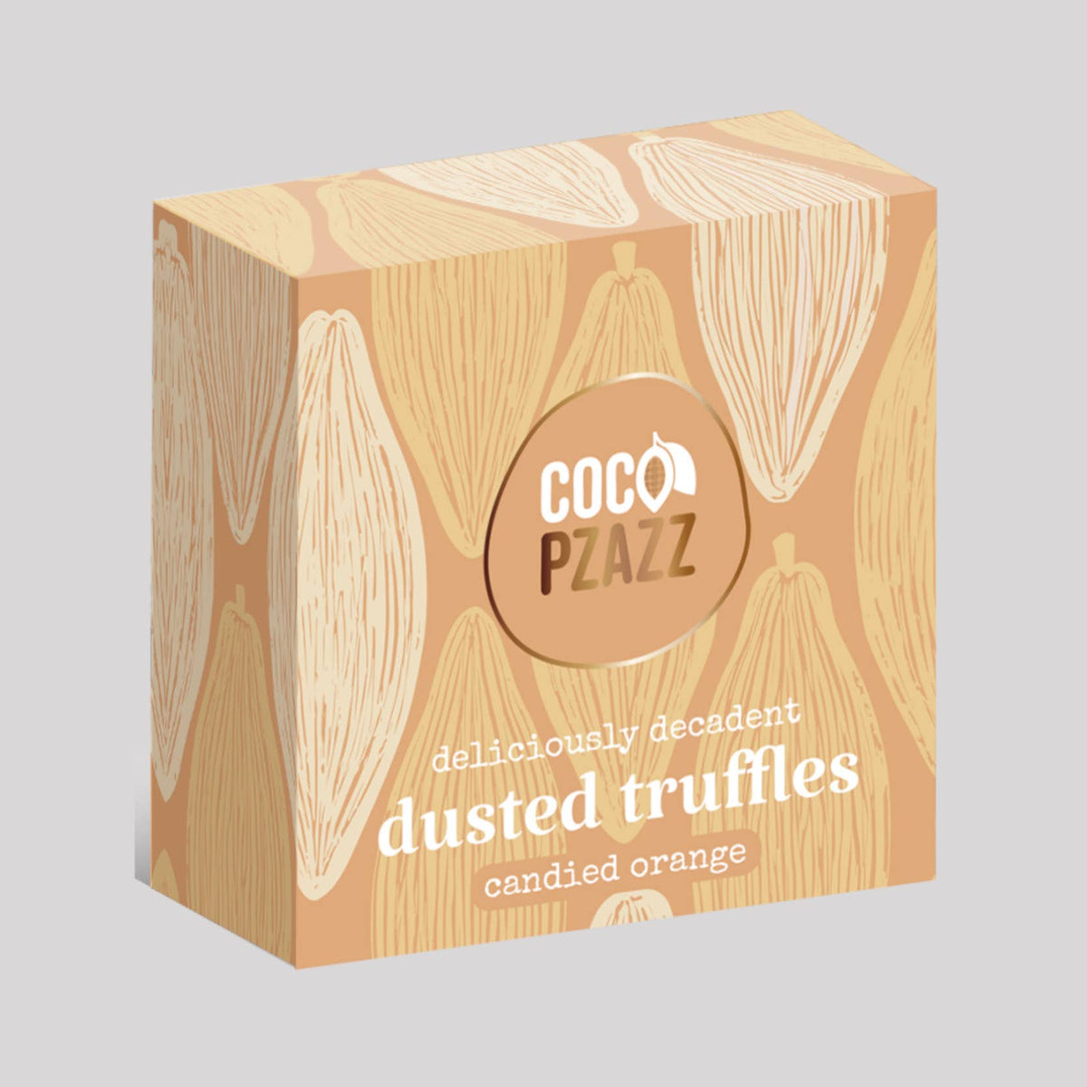 Candied Orange Dusted Truffles 