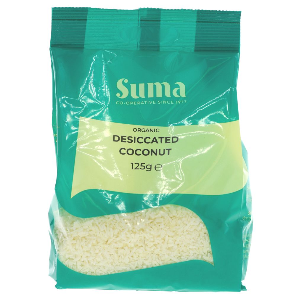 SUMA Organic Desiccated Coconut 125g