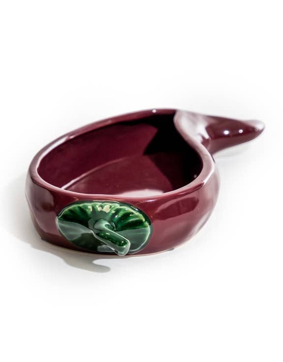 Purple Cayenne Chilli Serving Dish 