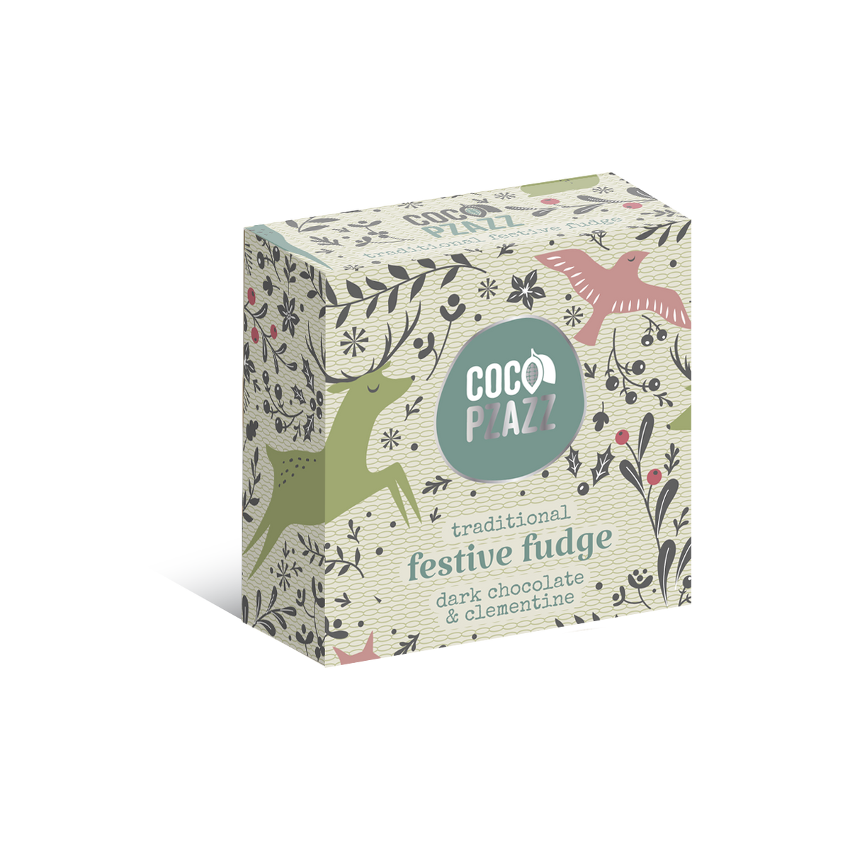 Christmas Dark Chocolate & Clementine Fudge 