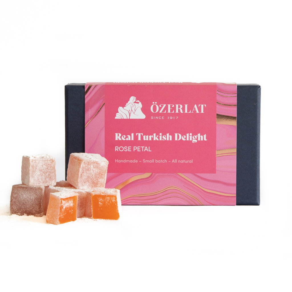 ÖZERLAT Rose Petal Turkish Delight 200g