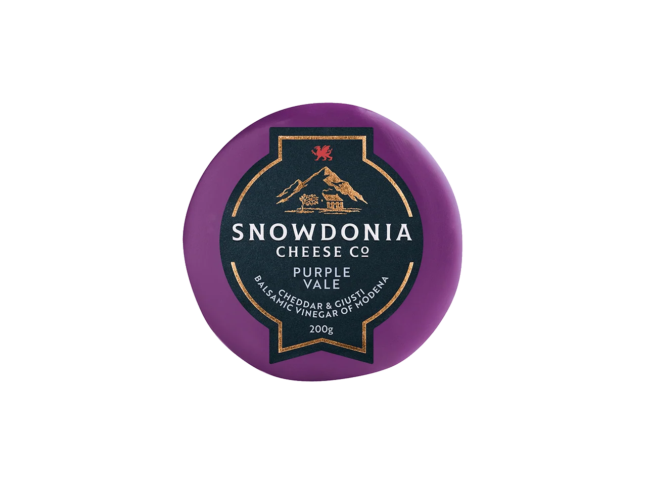 SNOWDONIA CHEESE CO. Purple Vale Truckle 200g 