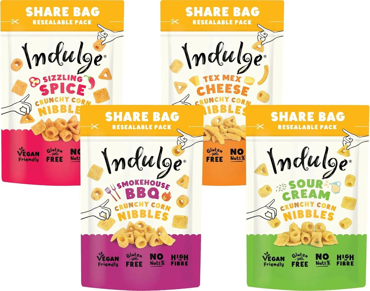 INDULGE Crunchy Corn Nibbles - 100g 